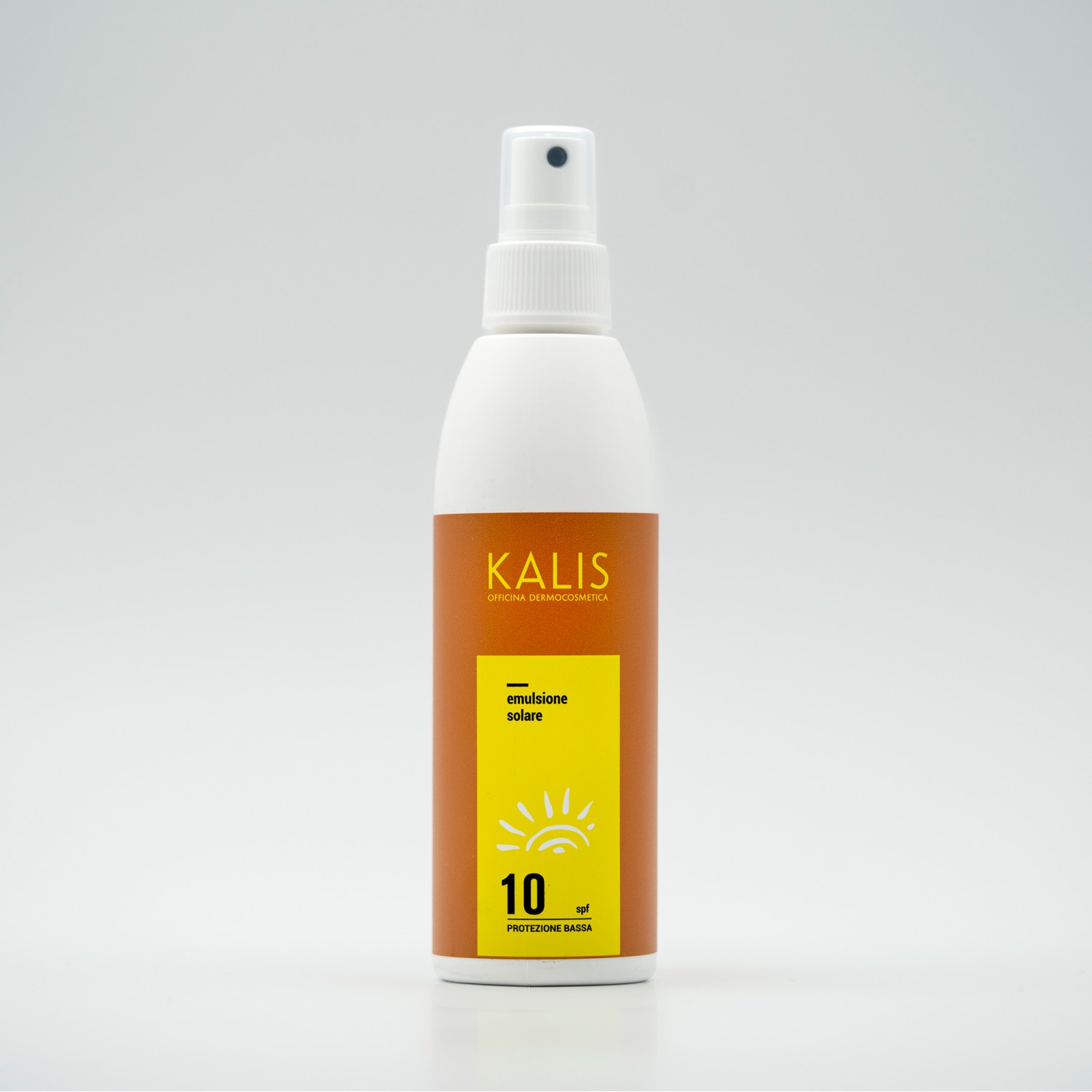 Emulsione solare spray SPF 10 bassa protezione