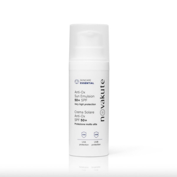 CREMA SOLARE ANTI-OX SPF 50+ Filtri UVA e UVB, Antiossidanti